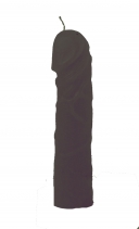 Świeca sam penis CZARNA