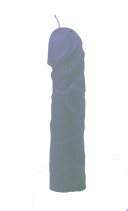 Świeca sam penis SZARA