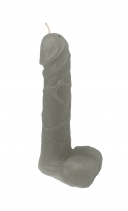 Świeca penis SZARA