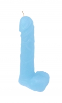 Świeca penis NIEBIESKA