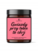 Świeca sojowa GWIAZDY PRZY TOBIE TO CH*J